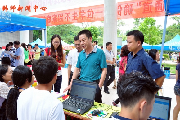 韩东校区2015级迎新工作圆满完成