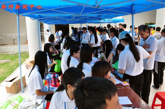 韩东校区2015级迎新工作圆满完成